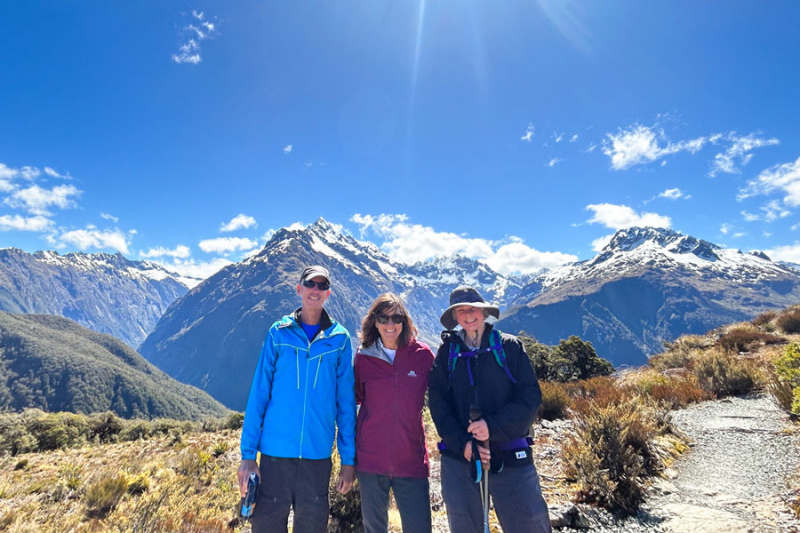 three guests key summit routeburn track 2